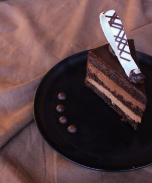 Belgian Chocolate Cake Pastry Slice
