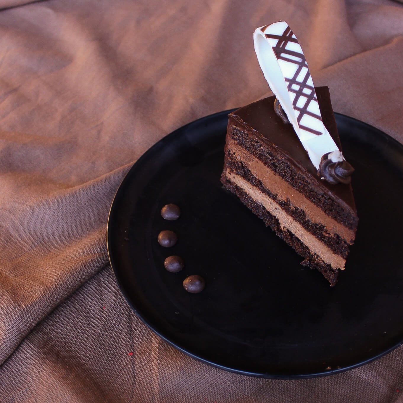 Belgian Chocolate Cake Pastry Slice Belgian Chocolate Cake Pastry Slice