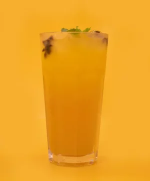 passion fruit _ star anise iced tea