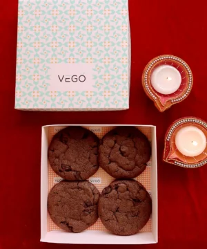 Double chocolate chip cookies